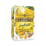 Ceai Twinings Pentru Infuzie Cu Lamaie Si Ghimbir 20x1.5g