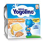 Gustare Nestle Yogolino Gustare cu lapte si biscuiti, 4 x 100g, de la 6 luni