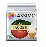 Cafea capsule Tassimo Jacobs Café au Lait, 16 bauturi x 180 ml