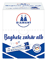 Zahar alb Diamant baghete 4x125g 