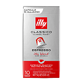 Cafea capsule Illy Classico Espresso, intensitate 5, 10 bauturi x 40 ml, 57 g
