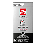 Cafea capsule Illy Forte Espresso, intensitate 9, 10 bauturi x 40 ml, 57 g
