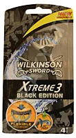 Aparat de ras Wilkinson Xtreme3 Black Edition 3 lame, 4 bucati