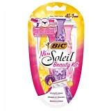 Aparat de ras Miss Soleil Beauty Kit Bic, 4 bucati + trimmer