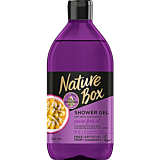 Gel de dus cu fructul pasiunii Nature Box, 385 ml