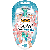 Aparat de ras BIC Miss Soleil Sensitive Special Aqua, Femei, 3 buc