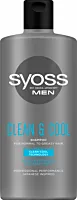 Sampon Syoss Men Clean&Cool pentru par normal pana la gras, 440ML