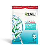 Masca servetel Garnier Skin Naturals Pure Active anti-imperfectiuni si hidratare, 23 g