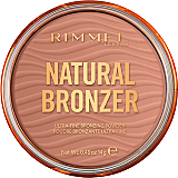 Pudra bronzanta pentru ten Rimmel Natural Bronzer, 001 Sunlight, 14 g