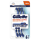 Aparat de ras Gillette Skinguard Sensitive de unica folosinta, 6 buc