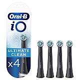 Rezerve periuta de dinti electrica Oral-B iO Ultimate Clean, 4 buc, Negru