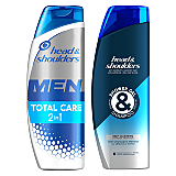 Sampon anti-matreata Head&Shoulders Men Ultra Total Care, 360 ml + Sampon si gel de dus anti-matreata Head&Shoulders Men Deep Cleasing, 270 ml