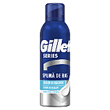 Spuma de ras Gillette Series racoritoare cu Eucalipt, 200 ml