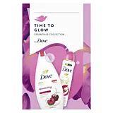 Set cadou Dove:Gel de dus Dove Rejuvenating, 250 ml + deodorant spray Dove Pomegranate & Lemon Verbena, 150 ml