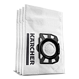 Karcher set 4 saci filtranti din fleece compatibili cu aspiratoarele WD 2/3