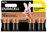 Set x 8 baterii Duracell AA Basic