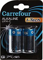 Set x 2 baterii Carrefour I-Tech LR14