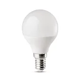 Bec LED Novelite, forma sferica, E14, 6400 K, 5 W