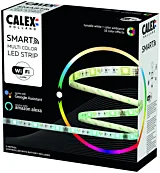 Banda LED RGB Calex, 16 efecte de culoare, conectivitate WiFi, 5 m