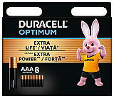 Set 8 baterii AAA Duracell Optimum