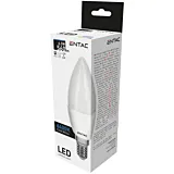 Bec LED Candle Entac, E14, 6.5 W (46 W), 560 lm, 6400 K, Alb rece