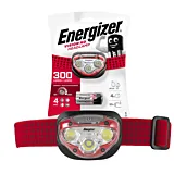 Lanterna LED de cap dimabila Energizer Vision HD, 3 baterii AAA, 300 lm, Rosu