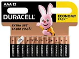 Set 12 baterii alcaline AAA/R3 Duracell
