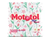 Set 40 servetele Mototol Fine Touch, model flori, 2 straturi, 33x33 cm, Multicolor