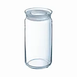 Borcan cu capac ermetic Pure Jar Glass Luminarc, sticla, 1.5 L, Transparent