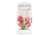 Candela Bolsius, model lalele roz, sticla, Multicolor