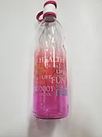 Sticla cu capac Zen, 1 L, Transparent/Multicolor