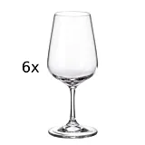 Set 6 pahare vin Bohemia Apus, sticla cristalina, 360 ml