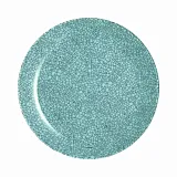 Farfurie desert Luminarc Icy Turquoise, sticla, 20.5 cm, Turcoaz
