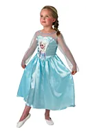 Costum Halloween Rochita Elsa Disney Frozen, marime 5-6 ani, Multicolor