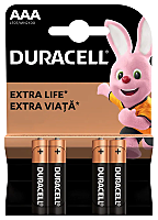Set x 4 baterii Duracell AAA LR03