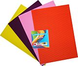 Carton ondulat A4, 4 culori/set, diferite culori
