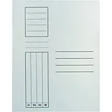 Dosar Standard, alb, simplu, A4, carton, 10buc/set