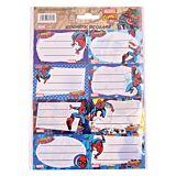 Set 40 etichete scolare Spiderman Pigna, Multicolor