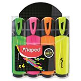 Set 4 markere Fluo Peps' Classic Maped, Multicolor