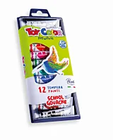 Set 12 tuburi tempera Toy Color, 7.5 ml, Multicolor