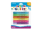 Lipici cu sclipici Carioca Glitter Glue Neon, 6/set