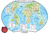 Harta fizica a lumii (pliata)