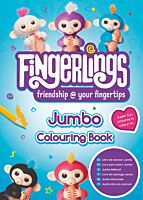 Carte de colorat Fingerlings Jumbo