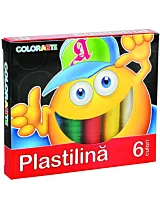 Set 6 plastiline Colorarte, Multicolor