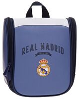 Borseta Strokes Real Madrid, 1 compartiment, piele ecologica/poliester, 20x22x8 cm, Mov/Alb