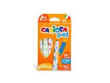 Set 6 markere pentru copii Carioca Baby, 2+, Multicolor