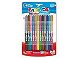 Set 12 carioci Carioca Bi-Color, Multicolor