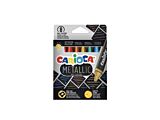 Set 8 creioane cerate Metallic Carioca, Multicolor