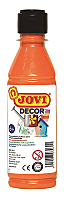 Vopsea acrilica decorativa pentru suprafete multiple Jovidecor Acryl, 250 ml/sticla, Portocaliu