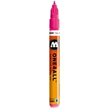 Marker acrilic Molotow One4All 127HS-CO Neon Pink Fluorescent 217, 1.5 mm